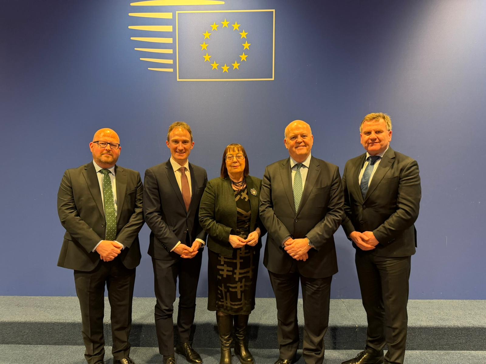 Delegation pictured at EU Summit